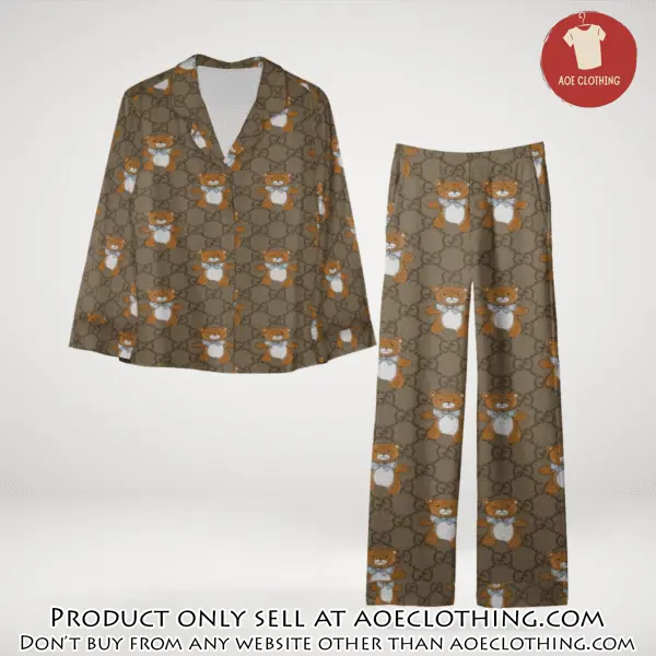 Trending luxury gc satin pajama set pjs1061 aoe2602749